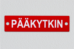 Pääkytkin kyltti