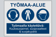 Läpinäkyvä työmaatarra