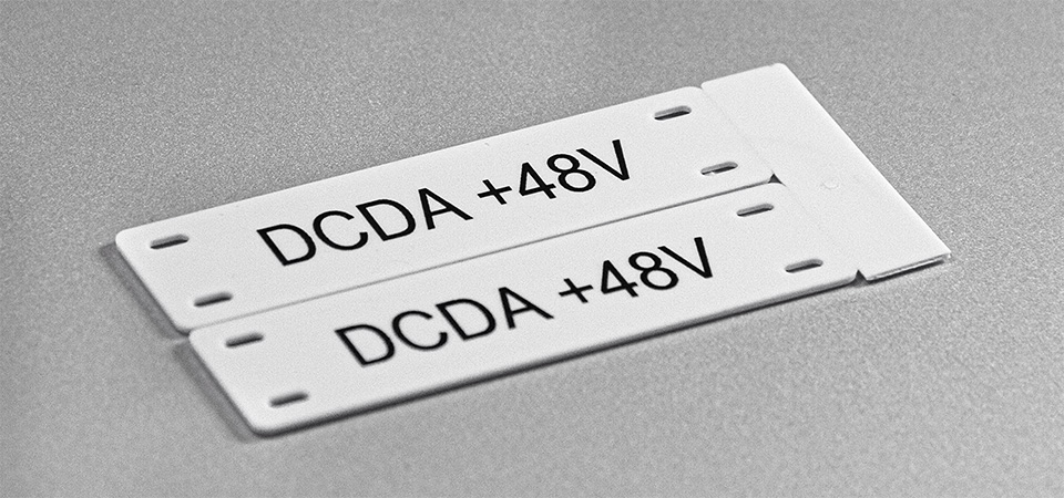 Kabelmärkning i ABS-plast