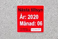 Klistermärken för anläggningar